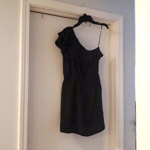 Postella one shoulder short thin dress.